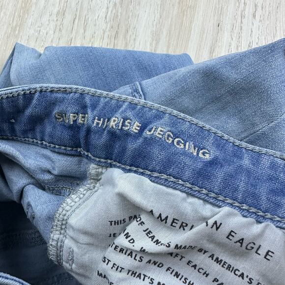 American Eagle Ne(x)t Level Stretch Super Hi Rise Skinny Jegging Jeans 00 Short - Picture 13 of 14